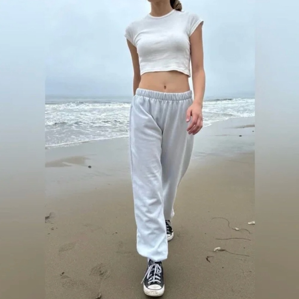 Brandy‎ Melville Rosa Sweatpants Pale Blue One Size NWT